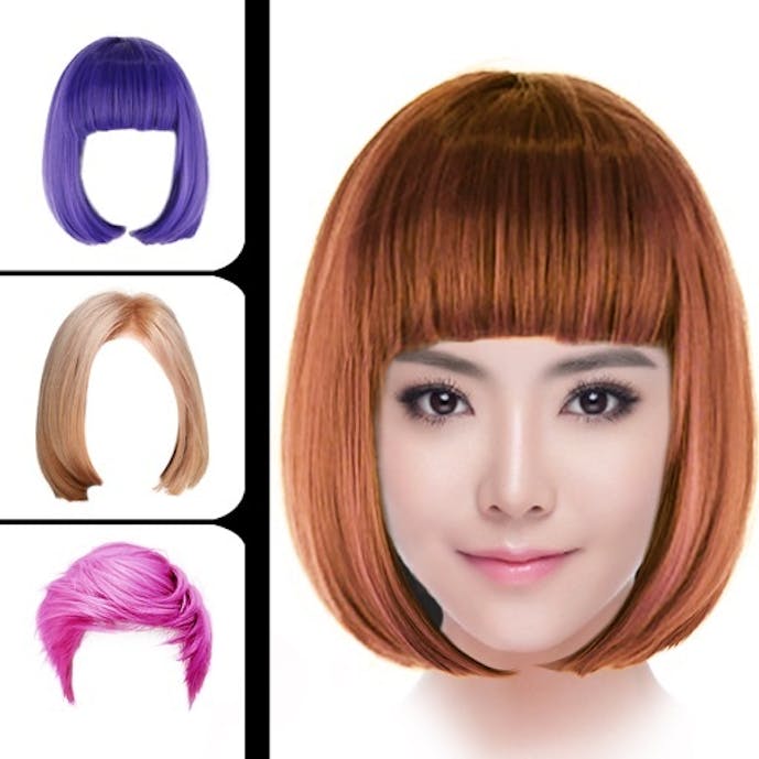 髪型 - ヘアスタイルシミュレーションその1