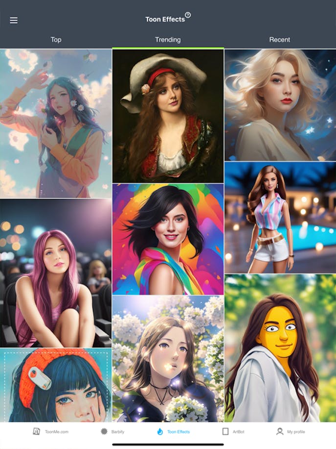 ToonMe アバターメーカーその4