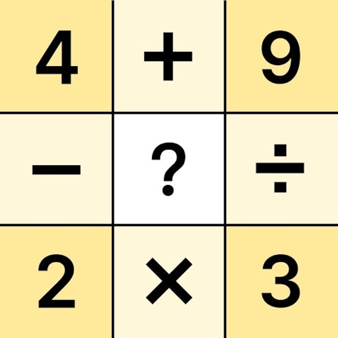 数学パズルゲーム - クロスマスその1