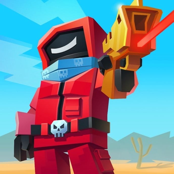 Pixel Combat: ゾンビゲーム. ピクセルガンその1