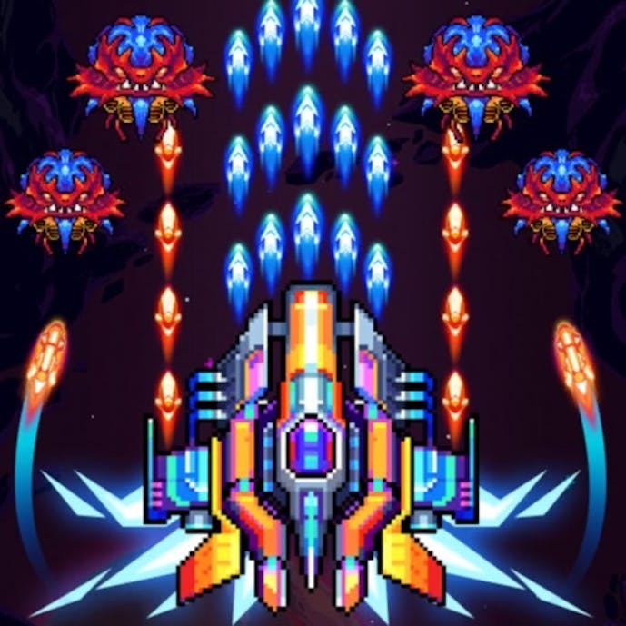 Galaxiga - ギャラガ: シューティングゲームその1