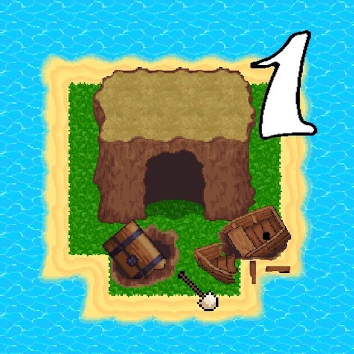 Survival RPG 1:逃げる・無人 島・宝 島・2Dその1