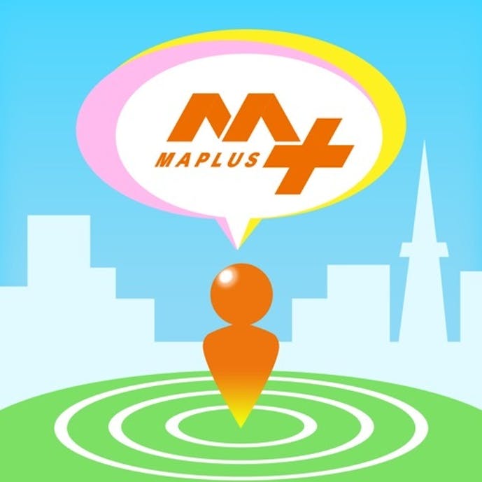 MAPLUSキャラdeナビ　地図・ナビ・渋滞情報その1