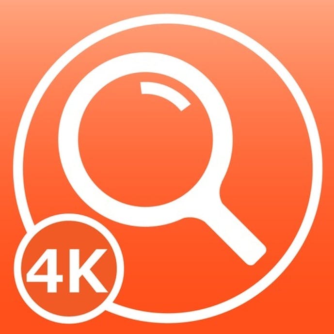 目に優しいルーペ 4K - 高画質 虫眼鏡アプリその1