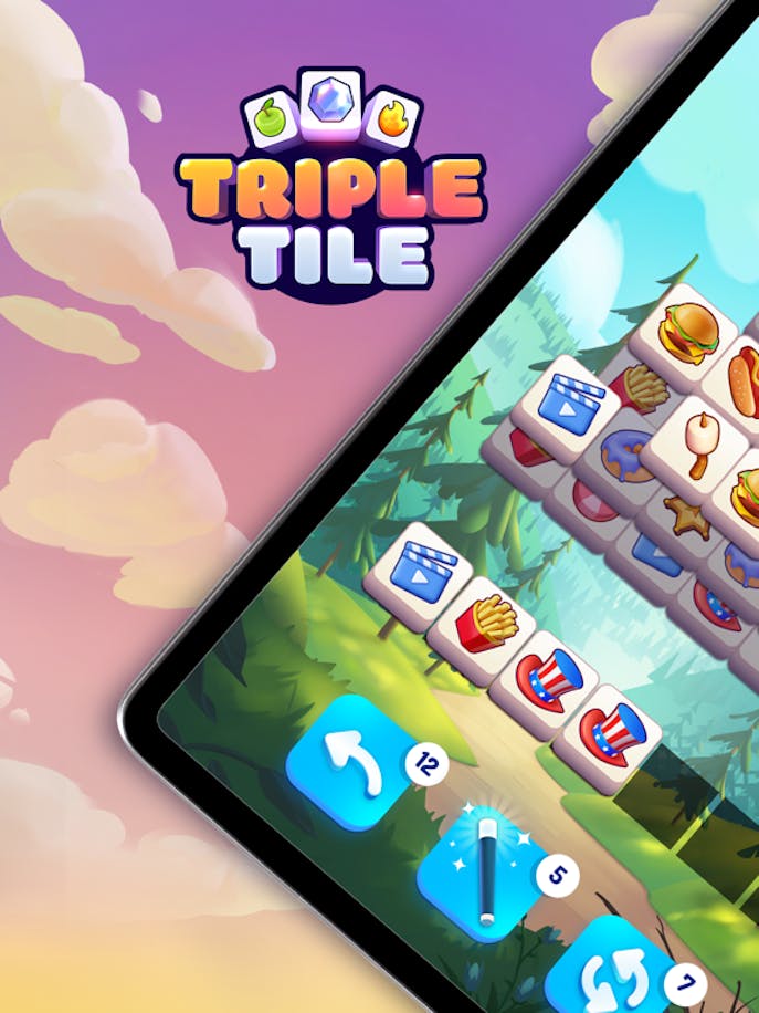 Triple Tile: トリプルタイルパズル合わせゲームその2