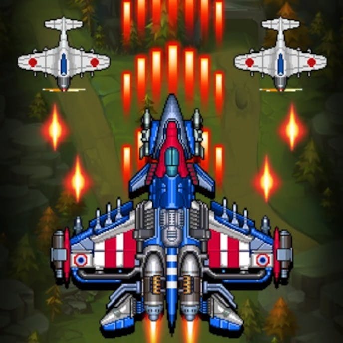 1945 Air Force - 飛行機シューティングゲームその1