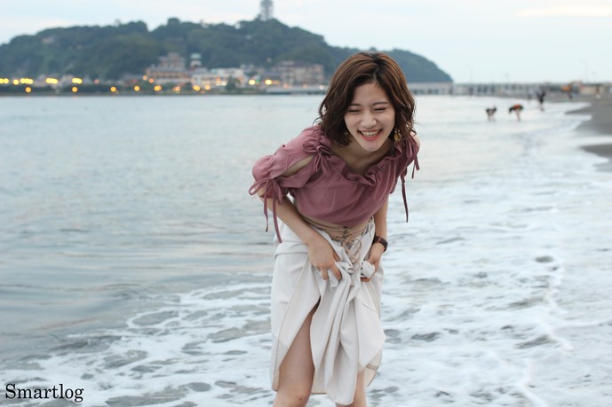 現役ミス東大と江の島に行く。