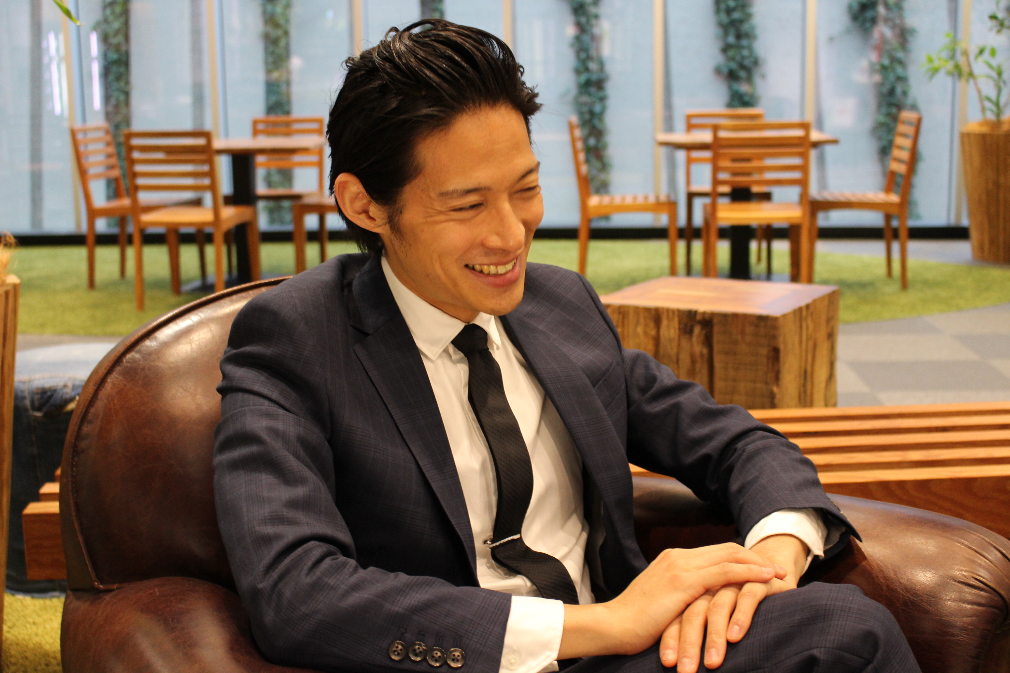 久保裕丈の笑顔