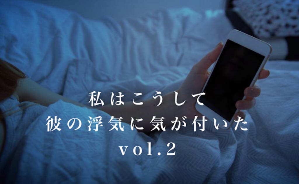 私はこうして彼氏の浮気に気がついた Vol 2 Smartlog