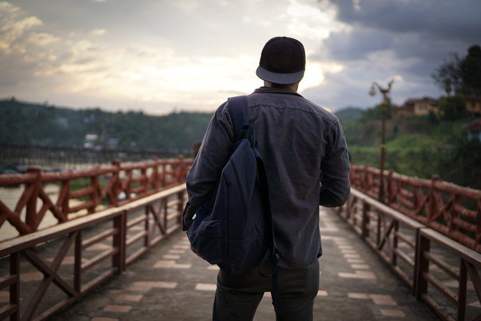 クレッターワークスのメンズリュック...