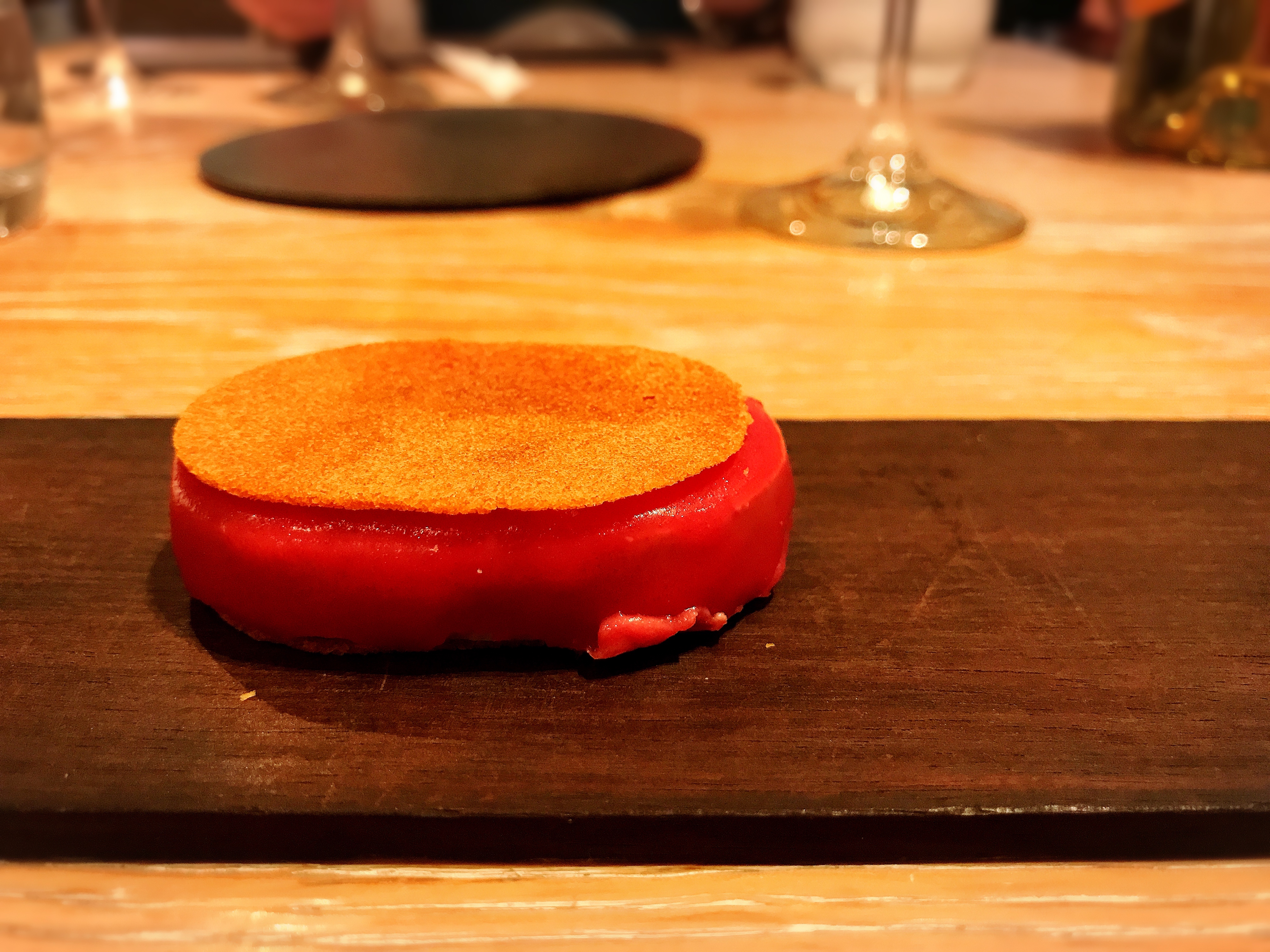 フォアグラのクリスピーサンド