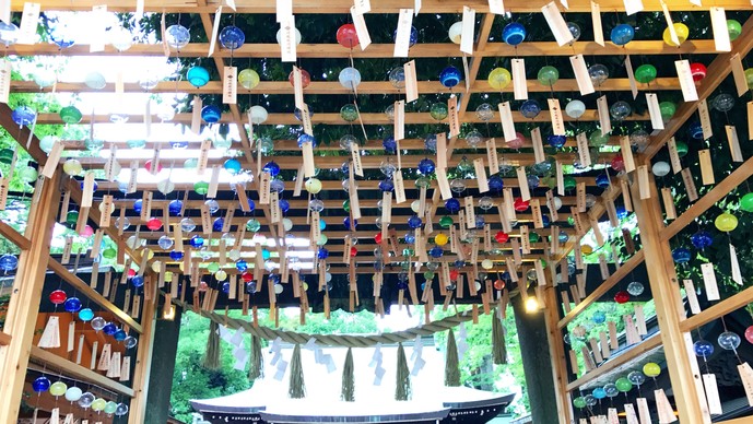 川越氷川神社 #縁むすび風鈴 が夏らしさ全開【9月10日まで】