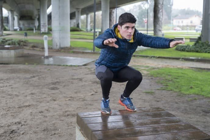 速筋・遅筋を鍛えられるトレーニング：ボックスジャンプ