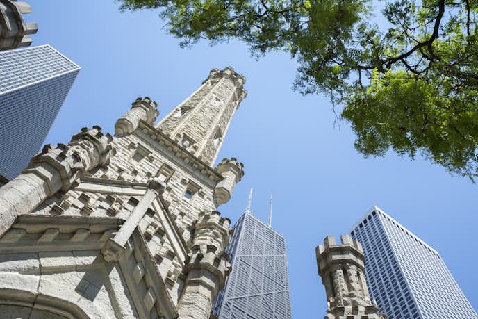 シカゴの観光スポットのウォーターパークタワー