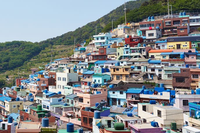 釜山のおすすめ観光地『甘川洞文化村 (カムチョンドンムナマウル)』の風景
