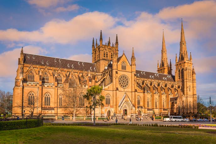 オーストラリアのおすすめの観光スポットにセントメリーズ大聖堂