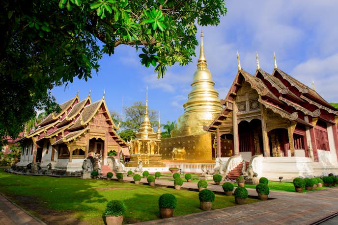 タイ・チェンマイの人気寺院「ワット・プラシン」