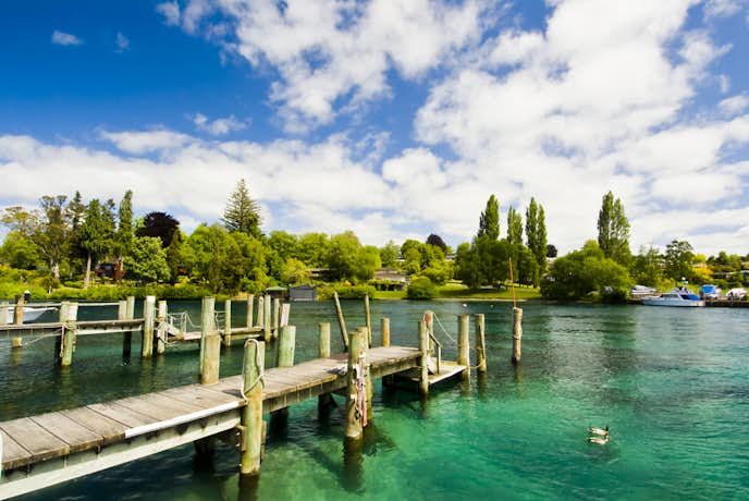 ニュージーランドのおすすめ観光スポットにタウボ湖