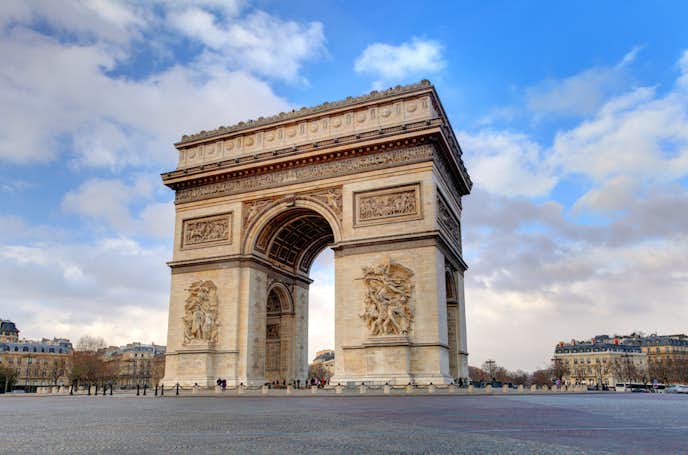パリのおすすめの観光スポットに凱旋門