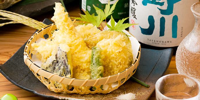 八寸の天ぷらランチ