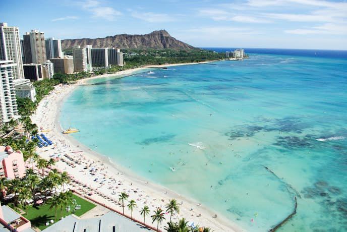 ハワイのおすすめ観光スポット「ワイキキビーチ」