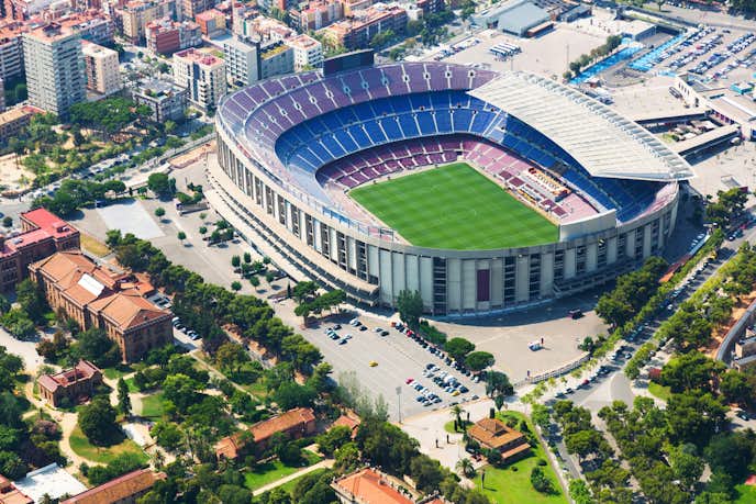 バルセロナでおすすめの観光地はカンプ ノウ スタジアム