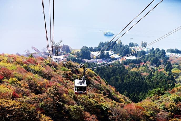箱根でおすすめの観光地は駒ヶ岳ロープウェイ