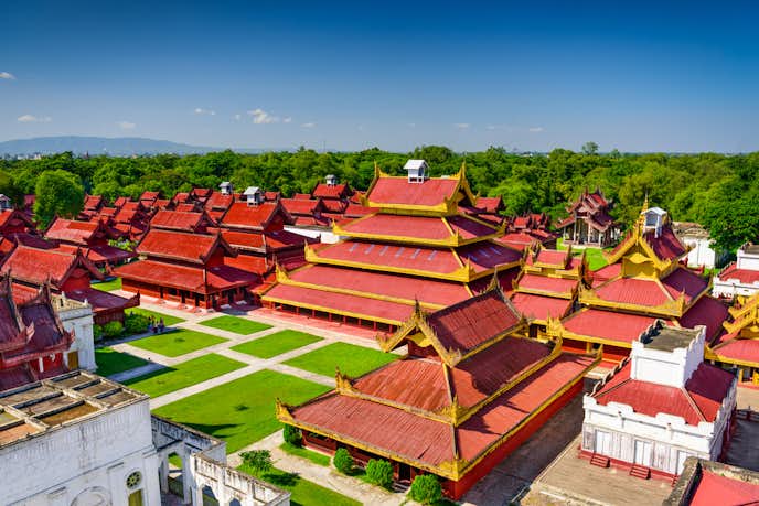 ミャンマーでおすすめの観光地はマンダレー王宮