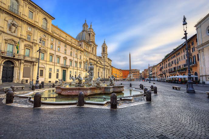 ローマでおすすめの観光地はナヴォーナ広場