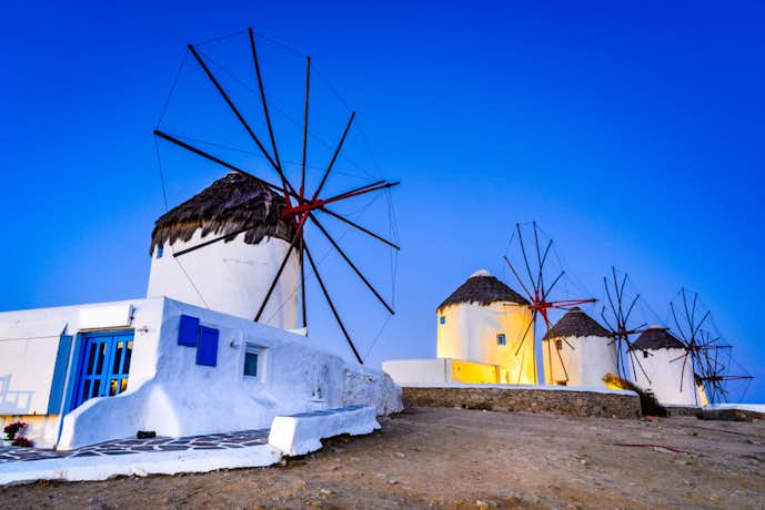 ギリシャでおすすめの観光地はカトミリの風車
