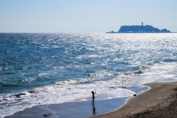 江ノ島でおすすめの観光地は七里ヶ浜