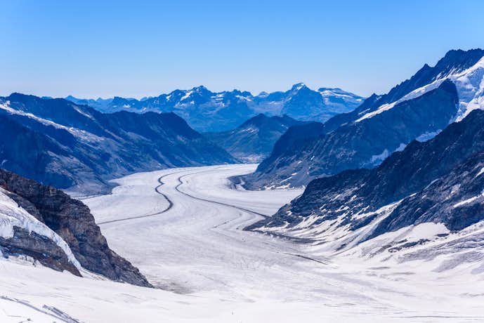 スイスでおすすめの観光地はアレッチ氷河