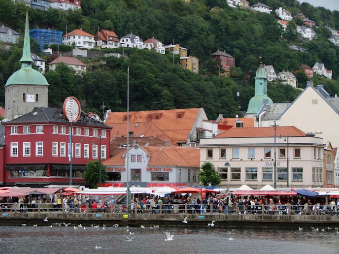 ノルウェーでおすすめの観光地は魚市場