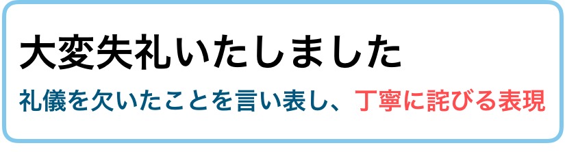 謝る時