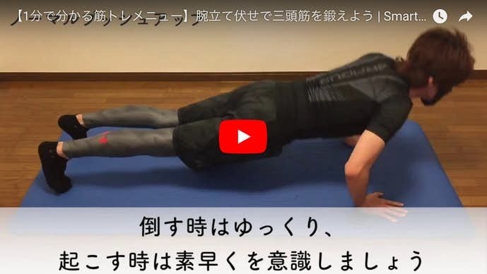 ノーマルプッシュアップの動画