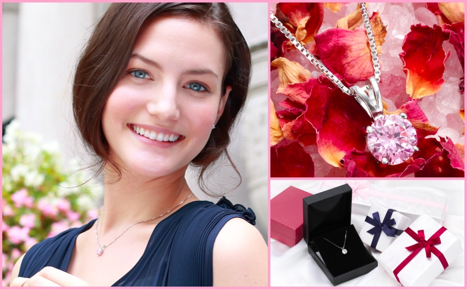 彼女が喜ぶクリスマスプレゼント：CZダイヤモンドのネックレス