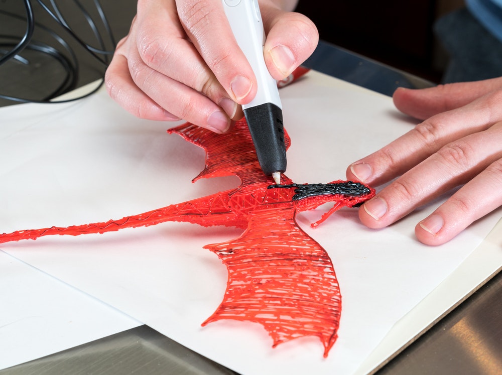 Create   スリードゥードラー 国内正規品 3Dペン 立体 お絵かき アートペン( ブラック) - 9