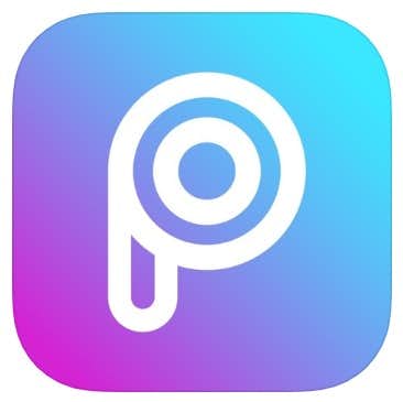 PicsArt 写真&動画編集アプリ　ロゴ