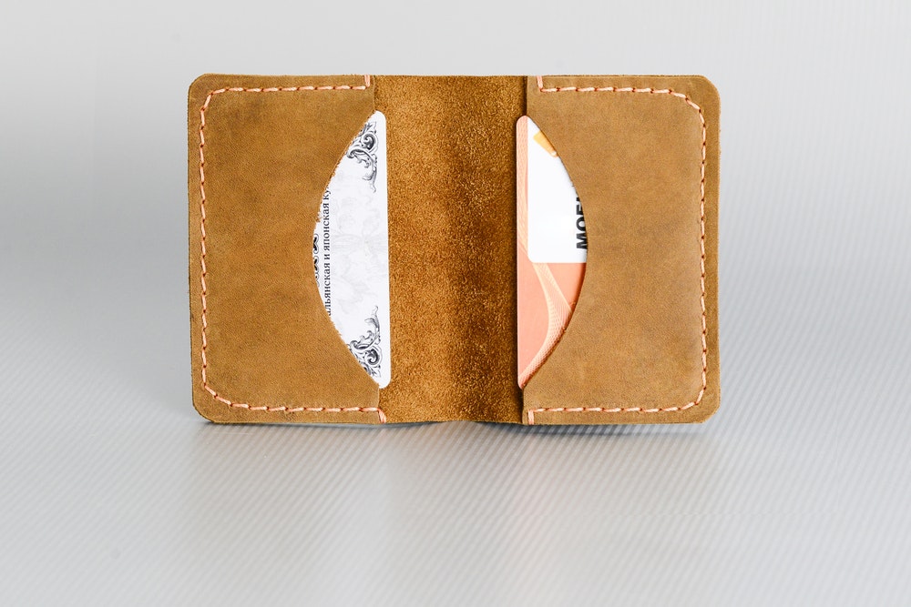カードケース コンパクト財布 カードホルダー 収納力抜群 レッド色 新品 通販