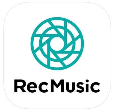 RecMusic - 音楽・ミュージックビデオ配信アプリ　ロゴ