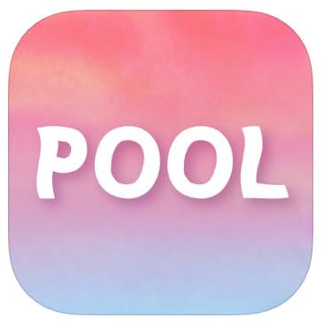 POOL(プール) -写真が保存し放題のアルバムアプリ　ロゴ