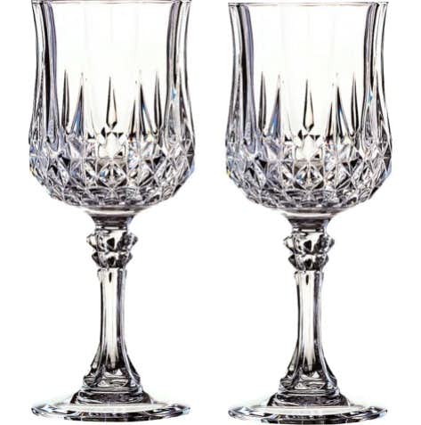 結婚祝いでおすすめなペアグラスはクリスタル・ダルクロンシャン ワイン ペア｜グラス