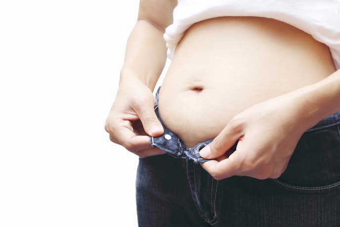 40代女性のお腹周りの脂肪が落ちない原因｜内臓下垂
