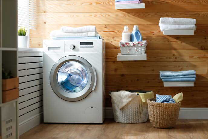 白衣のクリーニングは自宅で洗濯をする