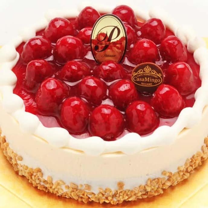 誕生日プレゼントや記念日におすすめのケーキプレゼント　 カサミンゴー 最高級洋菓子シュス木苺レアチーズケーキ