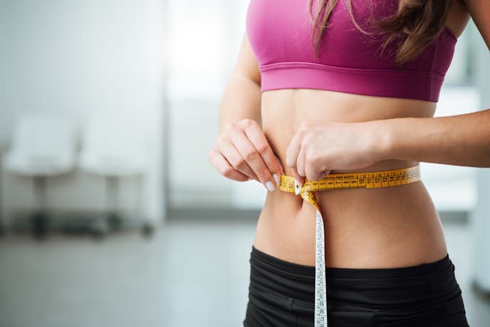 2週間で見た目を変えるために3kg体重を減らした女性