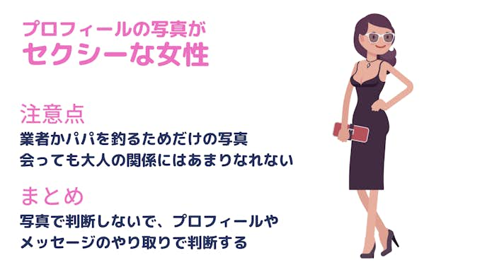 パパ活をしている女性の種類