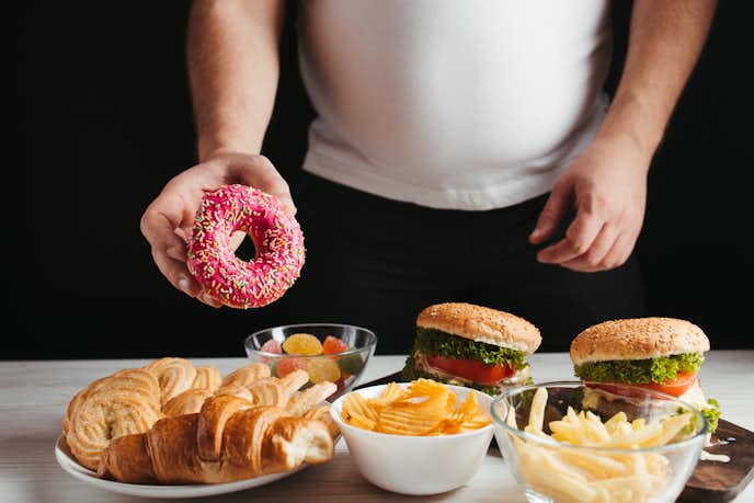 理由や原因1. 食生活の変化で摂取カロリーが増えたから