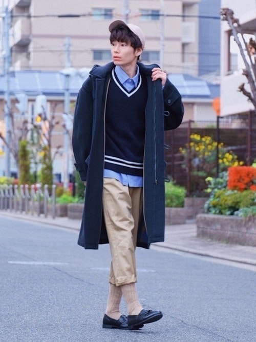 Navy ダッフルコート 入園入学祝い