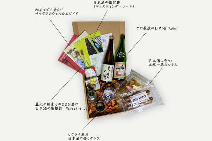 日本酒サブスク「saketaku」